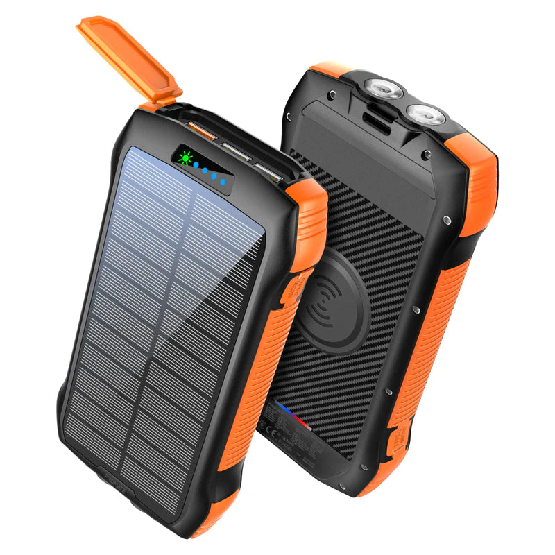 20000mAh Rugged EcoLight™ Solar Power Bank 5 in1 JAZEERATALAHLAM