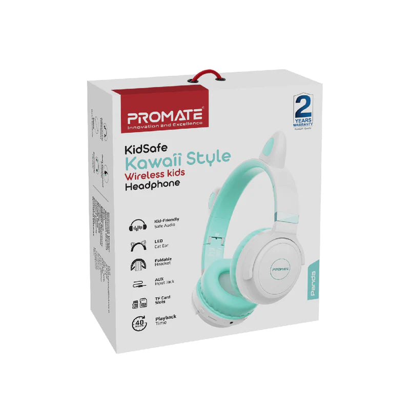 Panda KidSafe Kawaii Style Wireless Kids Headset JAZEERATALAHLAM