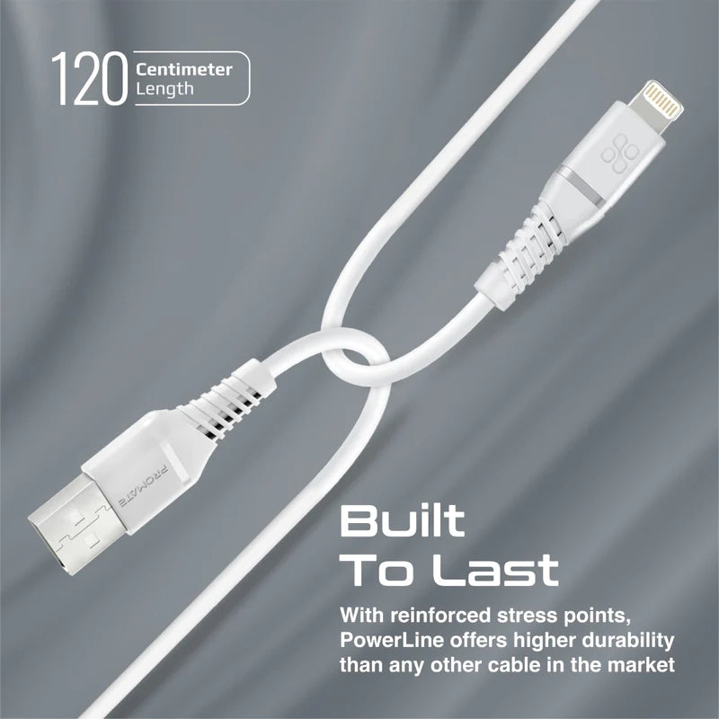 Promate Ultra-Fast  USB-A To Lightning soft silicpne cable JAZEERATALAHLAM