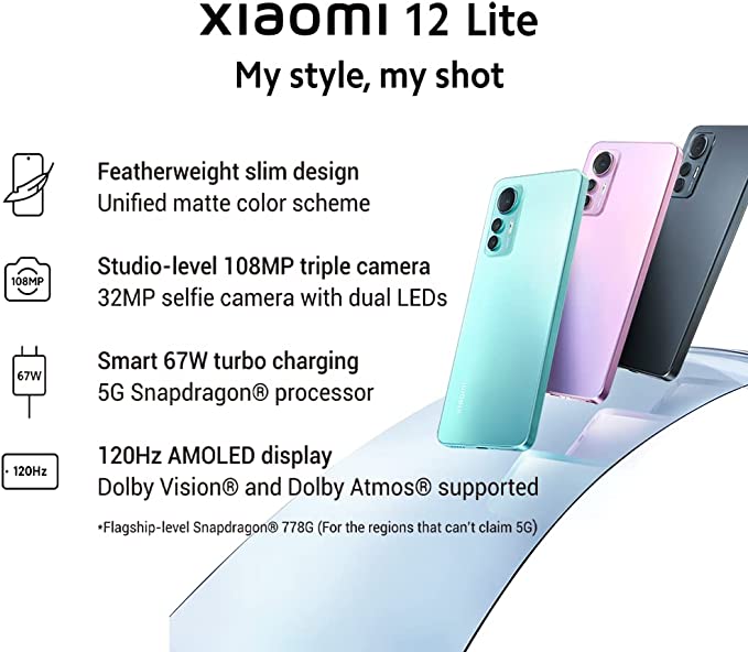 Xiaomi 12 lite JAZEERATALAHLAM