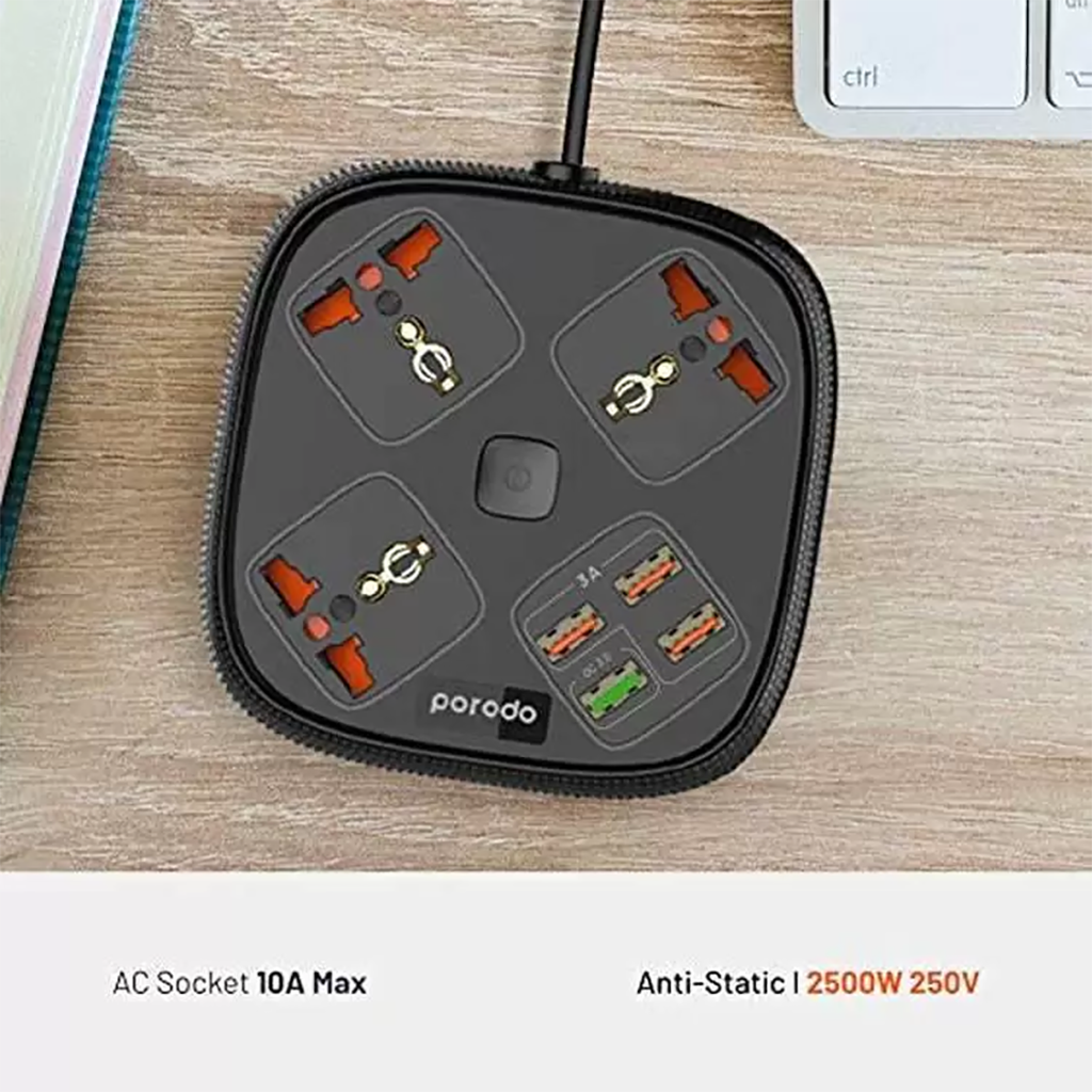 Ultimate Power Socket Strip, 4 USB 3 Sockets JAZEERATALAHLAM