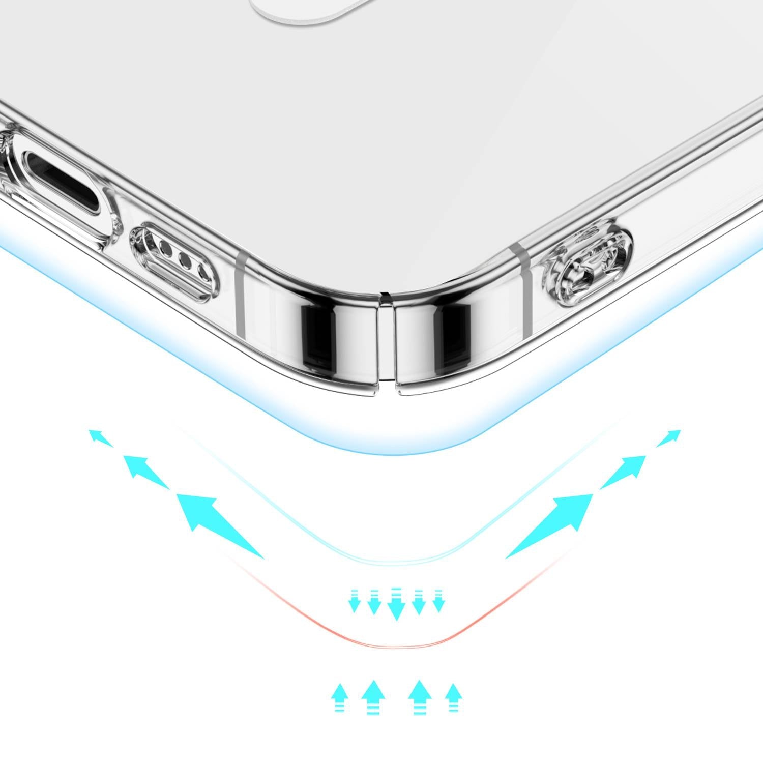 Green Lion Magsafe Delgado Case Compatible with iPhone 14 Pro Max - Clear JAZEERATALAHLAM