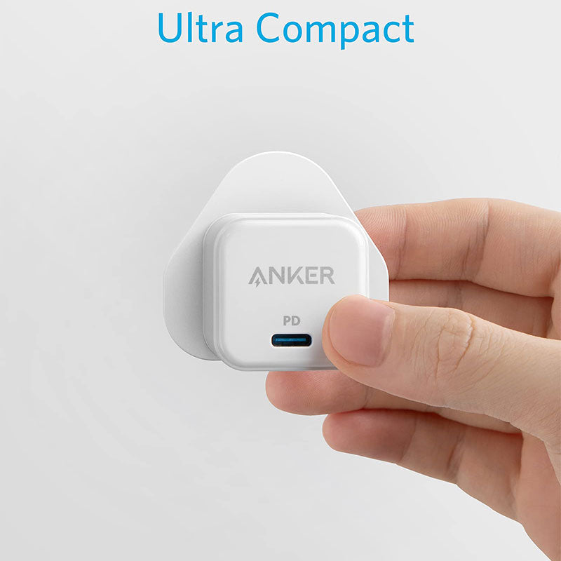 Anker PowerPort III 20W Cube Charger – White JAZEERATALAHLAM