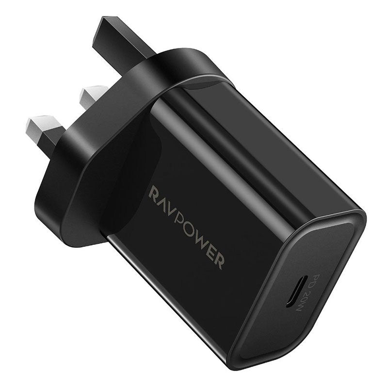 PD Pioneer 20W Wall Charger – Black JAZEERATALAHLAM