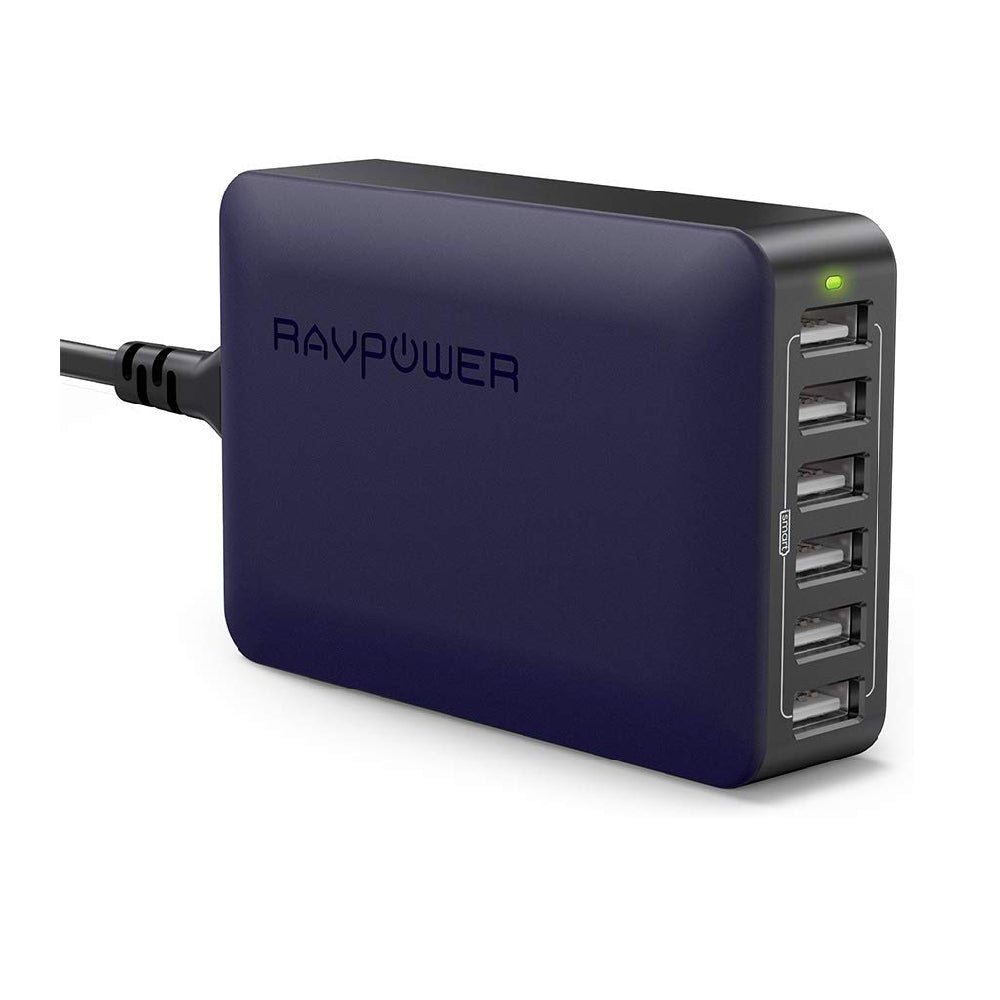 RAVpower 60W 6-Port Desktop Charger JAZEERATALAHLAM