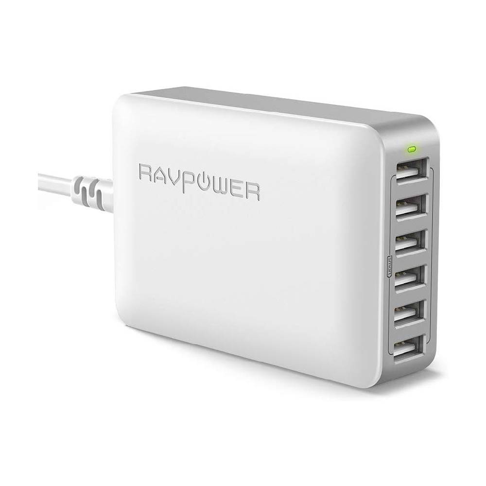 RAVpower 60W 6-Port Desktop Charger JAZEERATALAHLAM