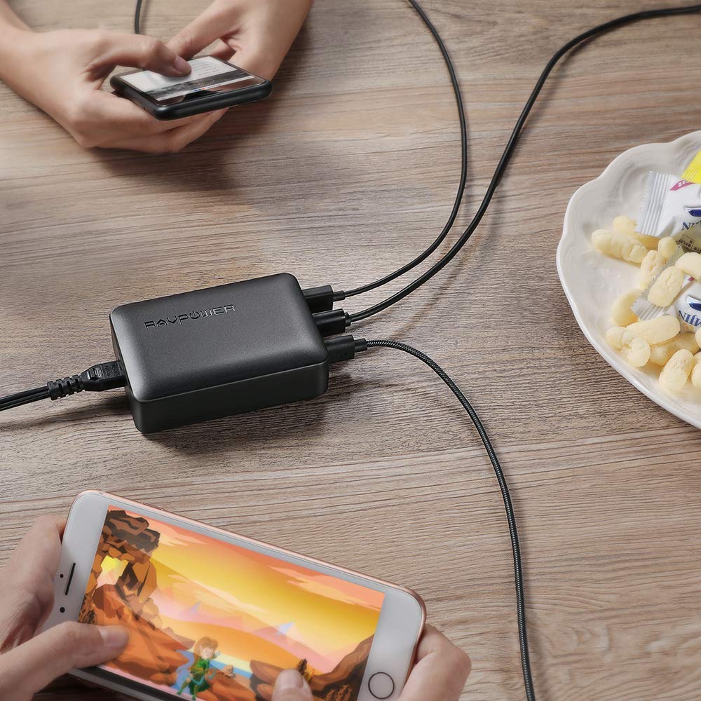 RAVpower 60W 6-Port Desktop Charger JAZEERATALAHLAM