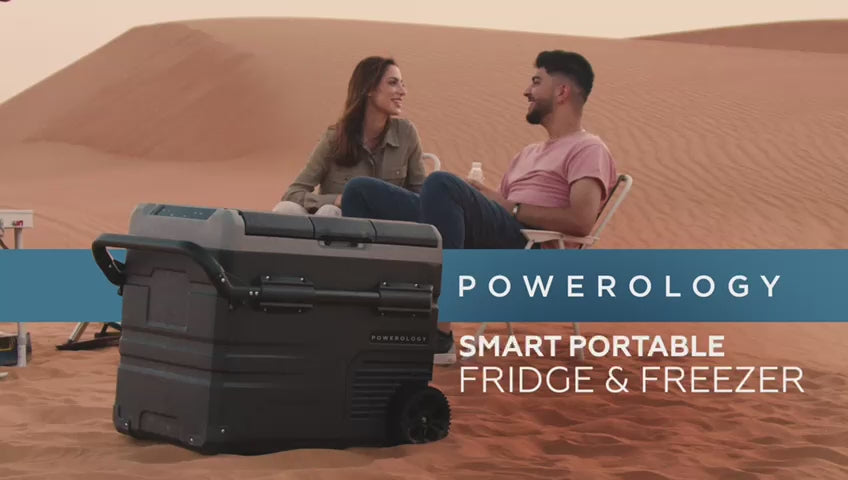 Powerology Portable Fridge and Freezer, 2 in 1 Portable Heavy Duty and Easy  to use Refrigerator for